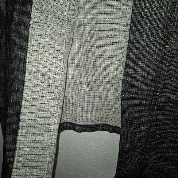 Democracy Moa Neck One Bottom 100%Linen Black Tunic - 1X Retail $148 - Picture 6 of 11